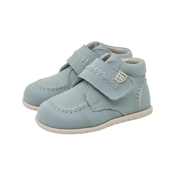 Piruflex bota bebé azul claro
