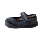 Zapy mercedes terciopelo gris
