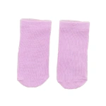 Par de calcetines infantiles Alapar eskala de punto canalé en color lila, vistos por encima