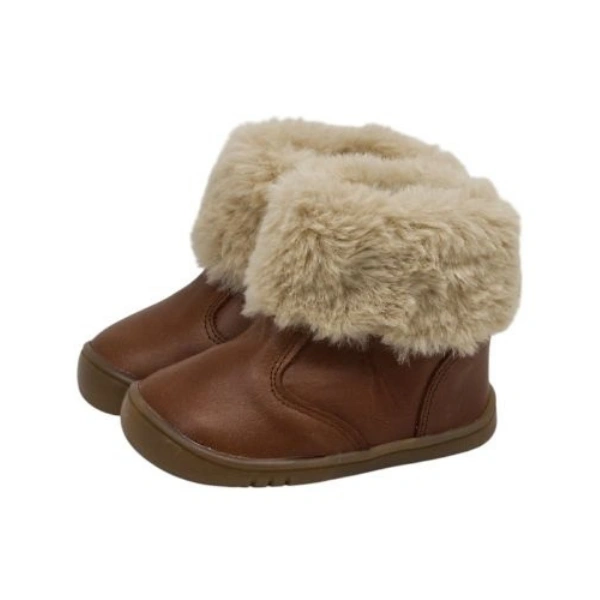 Piruflex bota pelo marrón