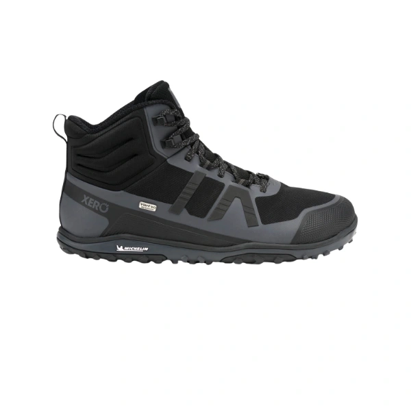 Xero Shoes-Scrambler Mid II WP-Waterproof-Negro/Gris-Hombre