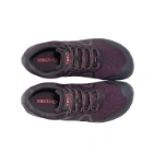 Zapatillas Xero Shoes Mesa Trail WP de mujer en morado, vista superior del par con cordones grises y rojos