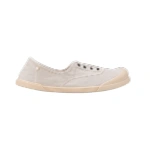 Zapatilla Igor Lona 5.1 hielo sin cordones, con ojales metálicos y puntera y suela de goma beige, vista lateral