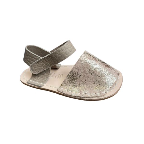 Ria Menorca sandalia Metal Deslavado Beige