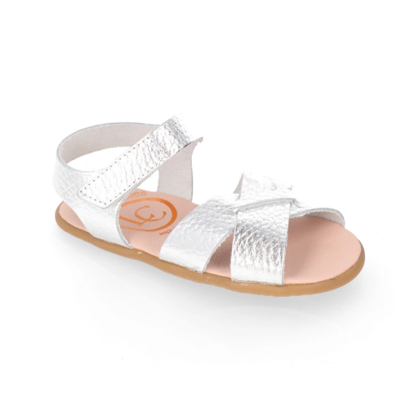 Lola Canales sandalia cumano plata