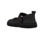 Blanditos Hadas Cole Marino, merceditas azul marino con tira de velcro, vista trasera lateral y suela negra